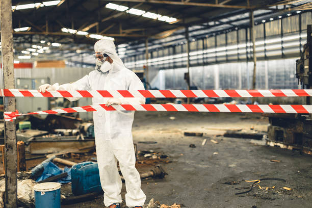 Professional Trauma Scene Cleanup technician working in Stow, OH